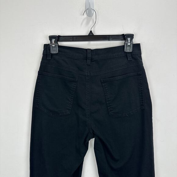 Eileen Fisher High Waist Slim Fit Jeans Black Stretch Organic Cotton XXS NWT - Picture 7 of 8